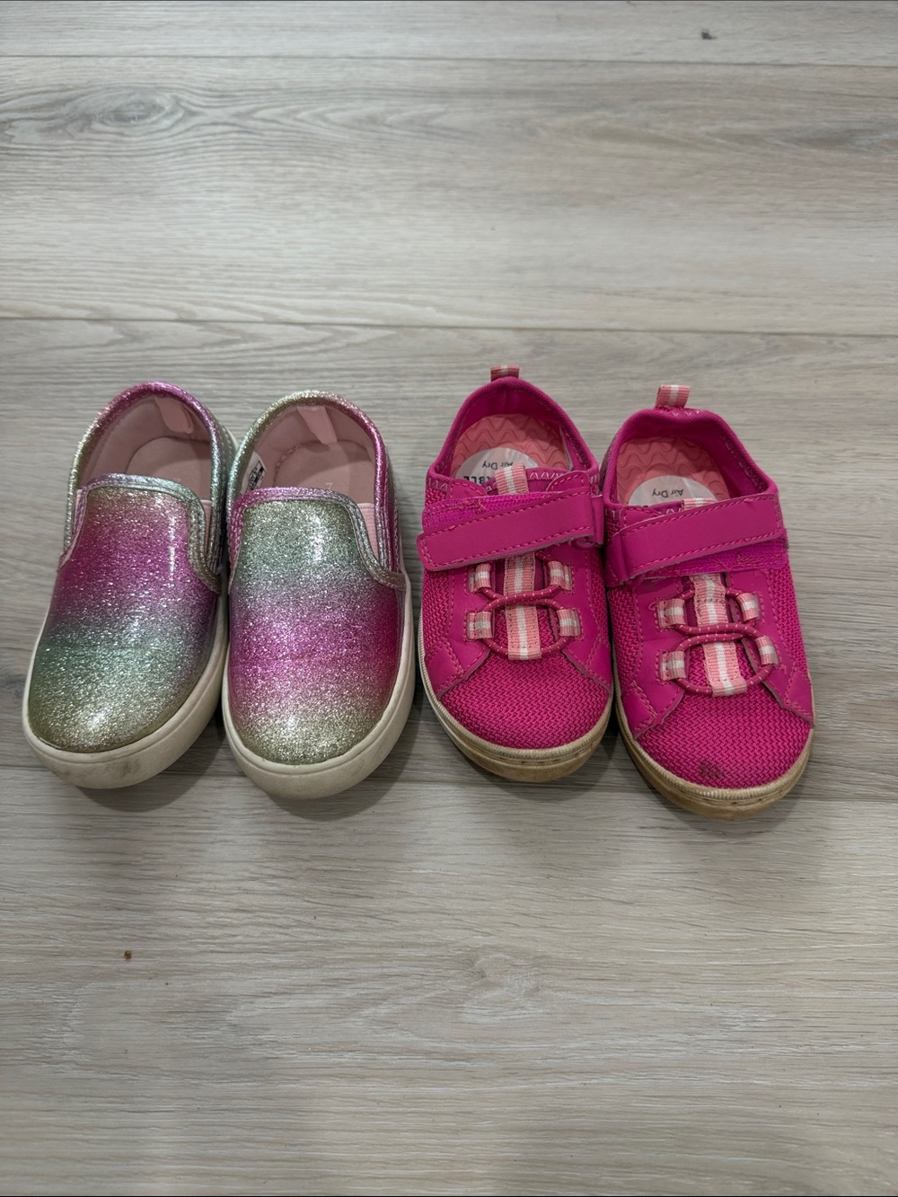 Bundle Kids Pink Glitter Slip-On and Active Sneakers - Pack of 2 Sperry & Carter